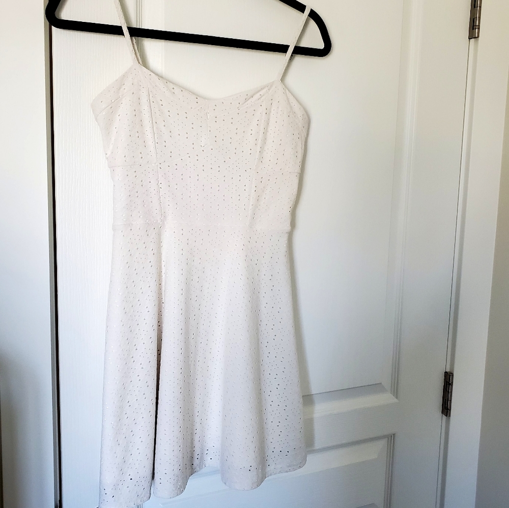 🌵AEROPOSTALE White Eyelet Fit & Flare Mini Dress